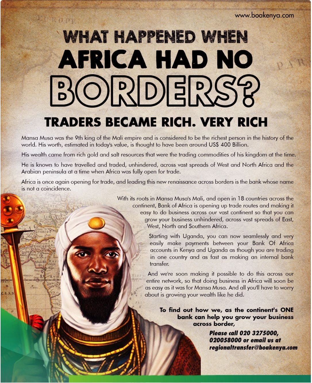 African brand storytelling project visual